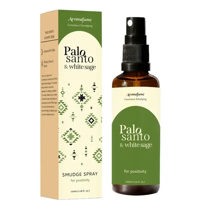 Aromafume smudge room spray Palo Santo & witte salie - roomspray