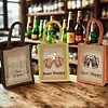 Jute tasje beer happy