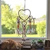 Dromenvanger hart 17 cm kleur rood