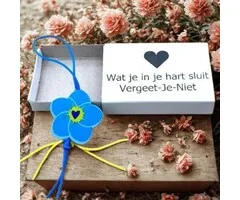 Wensdoosje Vergeet Me Nietje