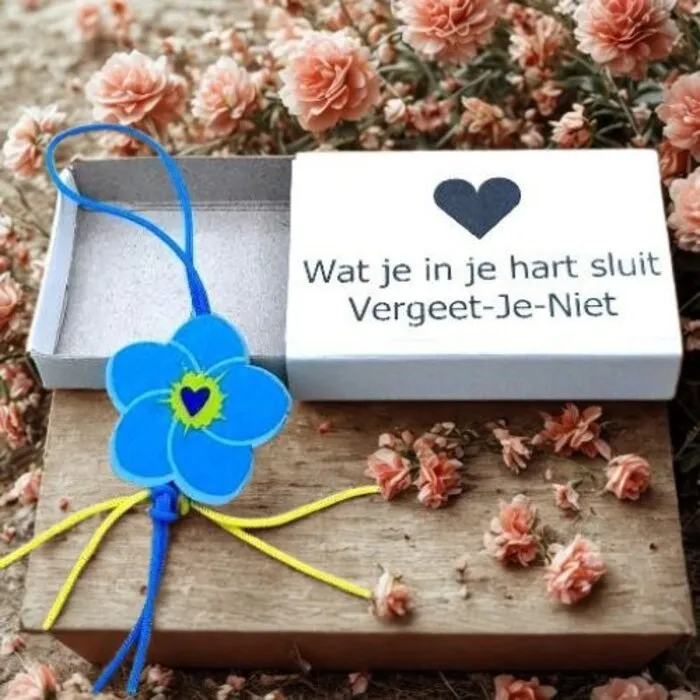 Wensdoosje Vergeet Me Nietje