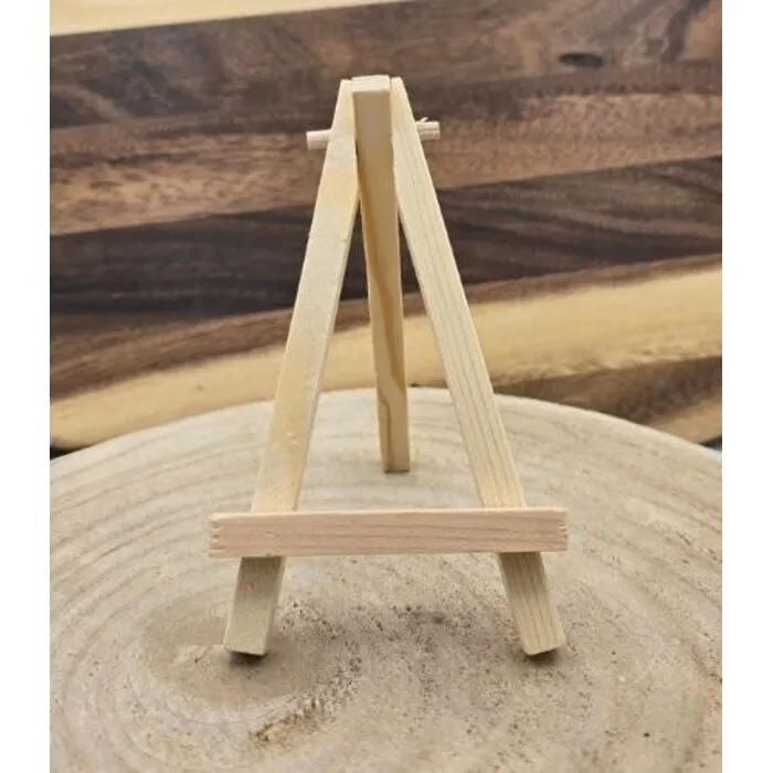 Houten Schildersezeltje Mini | Display Standaard 12,5 cm