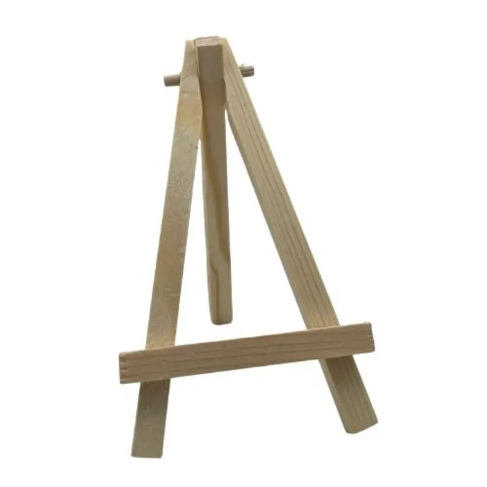 Houten Schildersezeltje Mini | Display Standaard 12,5 cm