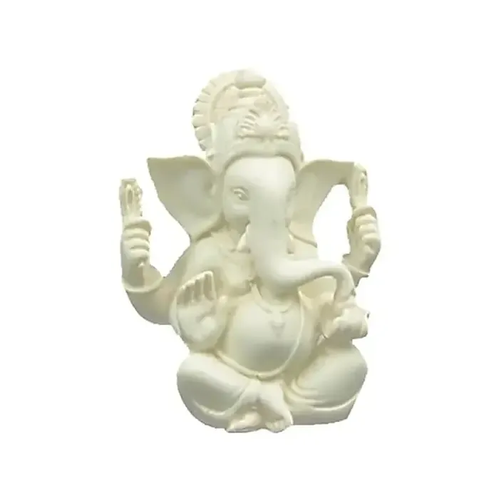 Ganesha Beeld Wit | Spirituele Decoratie
