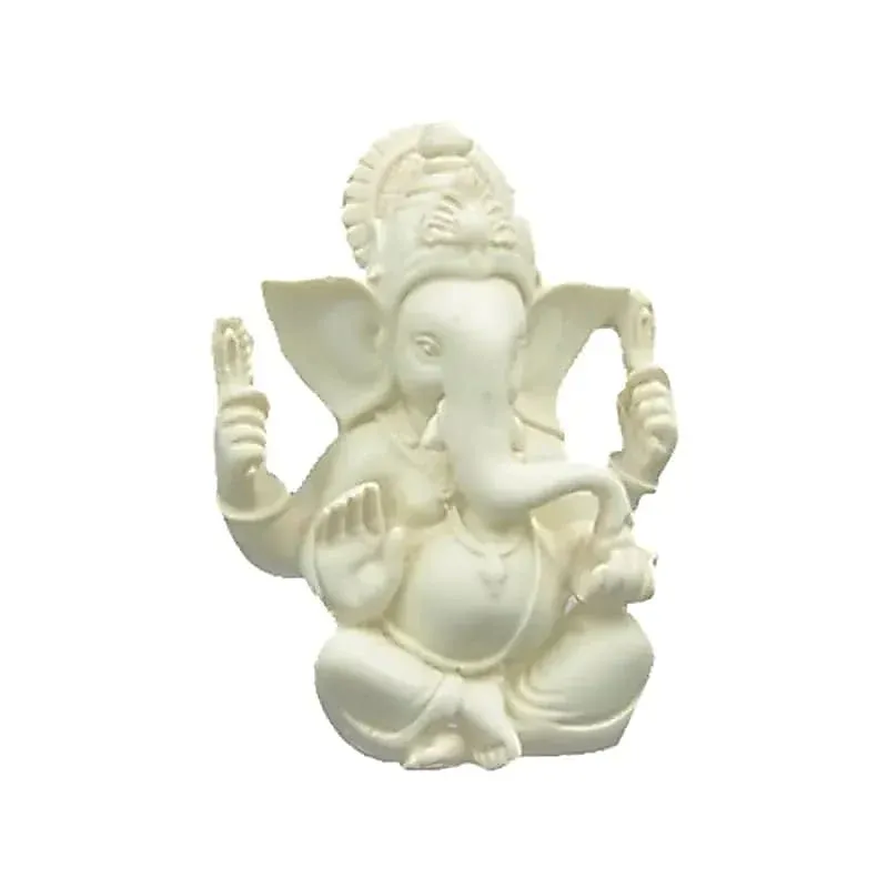 Ganesha beeldje wit