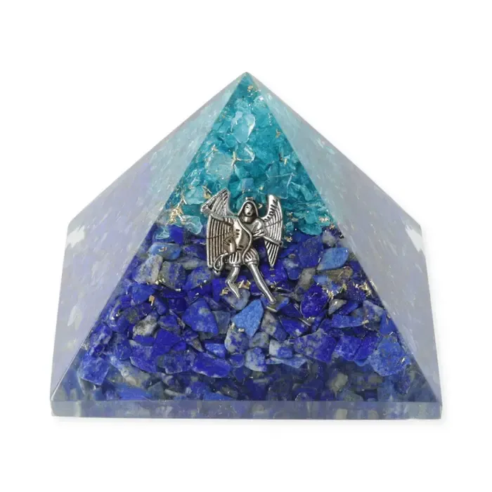 Orgoniet Piramide Lapis Lazuli & Aquamarijn Michaë