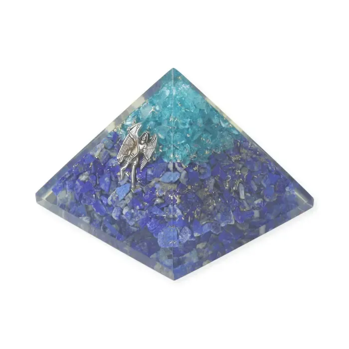 Orgoniet Piramide Lapis Lazuli & Aquamarijn Michaë