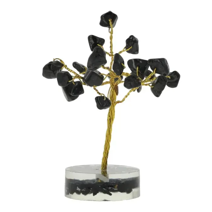Edelsteenboom Zwarte Toermalijn 8cm
