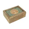 Tarot sieradendoos Tree of life amazoniet mangohout