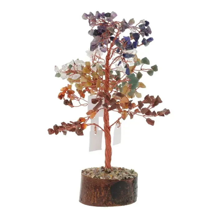 Manifestatie Wensboom 7 Chakra | Met 20 Wenskaartjes