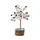 Edelsteenboom Boze Oog Witte Agaat 18 cm | Edelsteen Decoratie