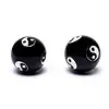 Meridiaankogels Yin Yang zwart 3,5 cm
