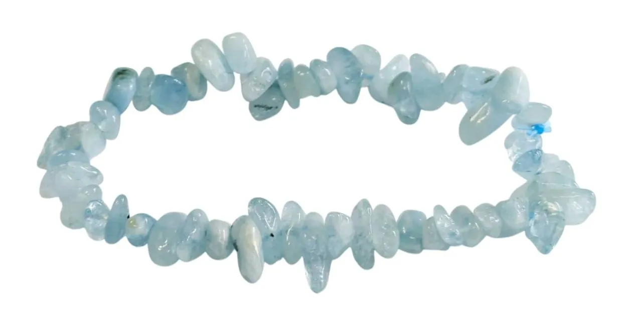 Splitarmband Aquamarijn