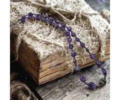 Amethist Kralenketting Vintage Stijl