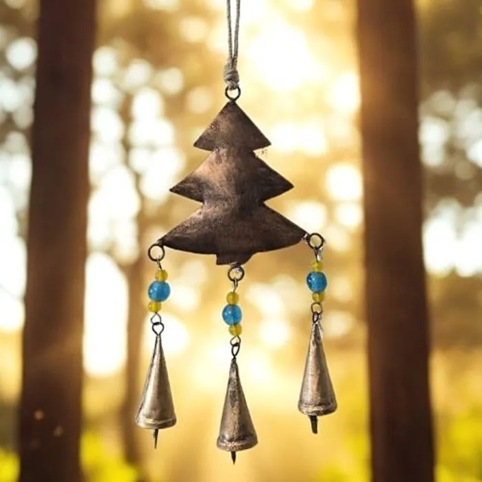 Windgong Dennenboom | Handgemaakt Fairtrade Decoratie