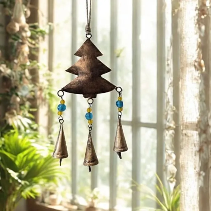 Windgong Dennenboom | Handgemaakt Fairtrade Decoratie