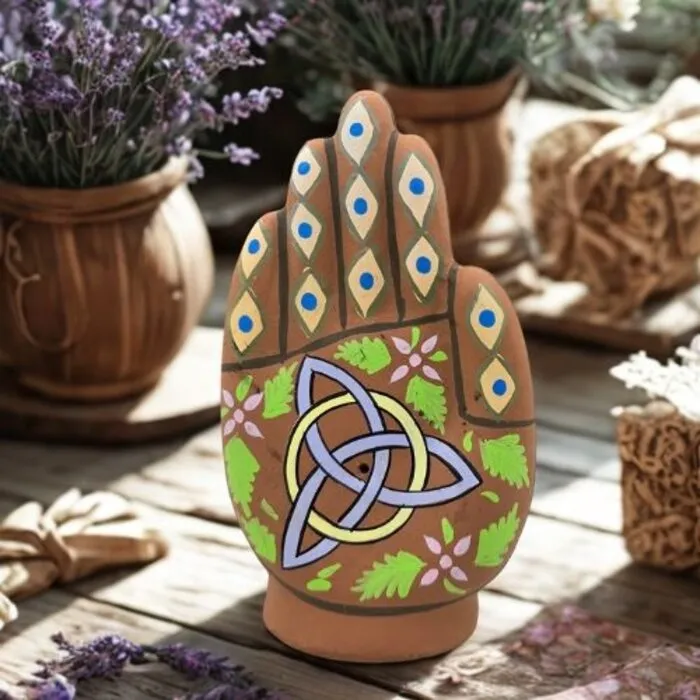 Wierookhouder hand Keltisch