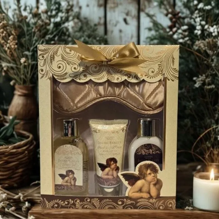 Luxe Badset Rafael Warm Vanilla | Geschenkset met Oogmasker