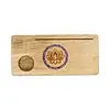 Kaarthouder Lotus amethist mangohout