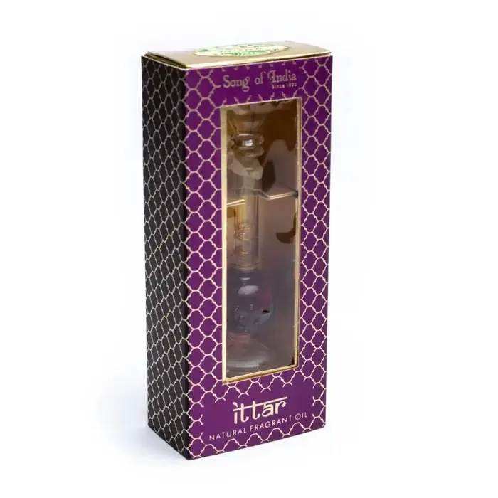 Geurolie Patchouli in Handgeblazen Flesje | Song of India