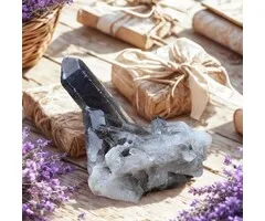 Rookkwarts Cluster 194 Gram – Grote Kristalpunt met Kleine Kristallen
