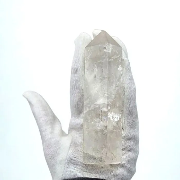 Bergkristal Punt 285 Gram – Vrijstaande Edelsteen Punt ca. 12 cm