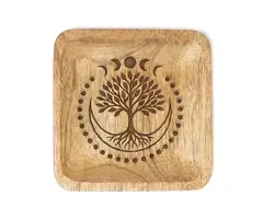 Dienblad Levensboom Mangohout