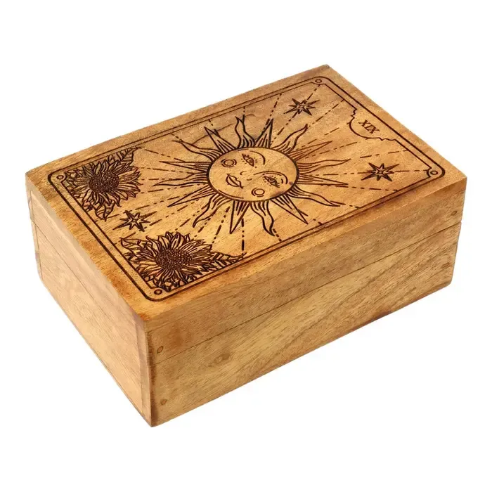 Tarotdoos De Zon Acaciahout