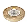 Ronde Wierookhouder Levensboom Mangohout