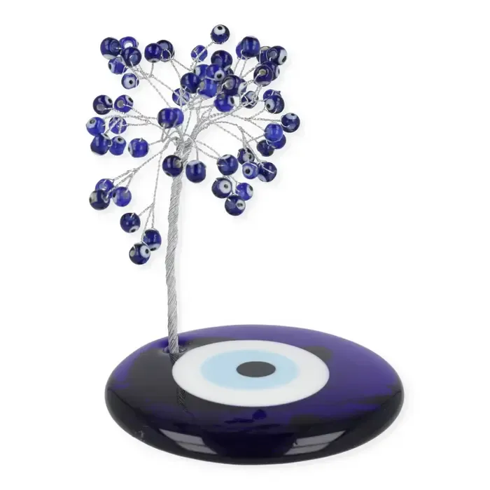 Edelsteenboom Boze Oog | Spirituele Decoratie met Nazar