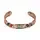Magnetische koperen armband met chakrastenen
