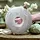 Seleniet decoratie donut XXL 18 - 19cm