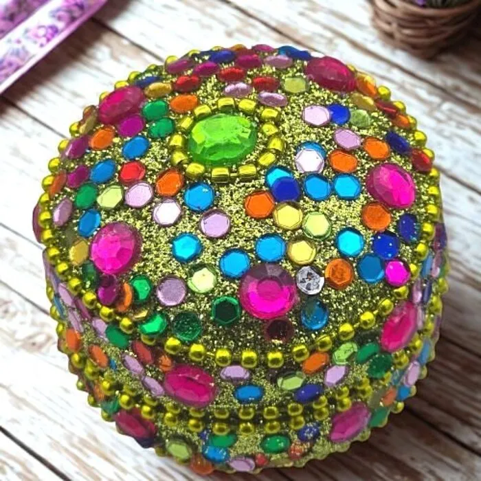Doosje rond Oriental middel Ø 4,5 cm