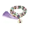 Mala lotus, lepidoliet, amazoniet, witte agaat & rozenkwarts