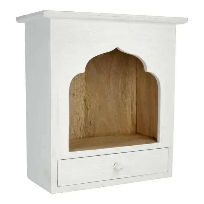 Altaar Mangohout Whitewash | Houten Altaar 30 cm