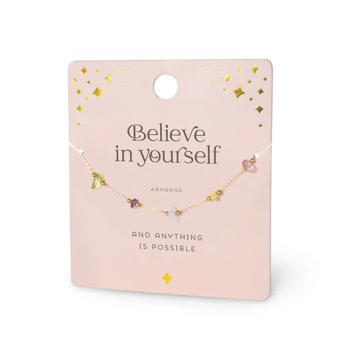 Edelsteen Armband Believe | Cadeau Armband met Edelstenen