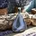 Agaat Botswana hanger druppelvormig