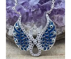 Collier zilver engel infinity