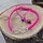 Armband Infinity roze