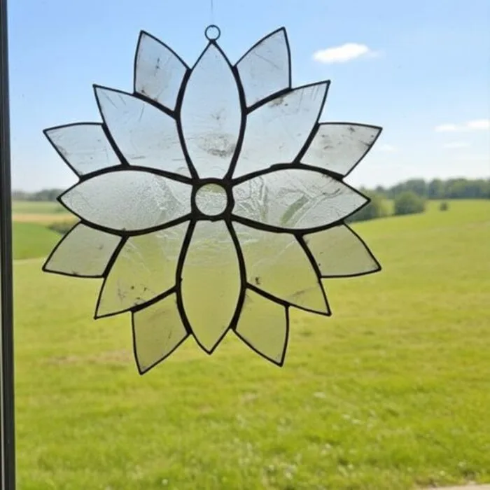 Raamhanger lotus capizschelpen