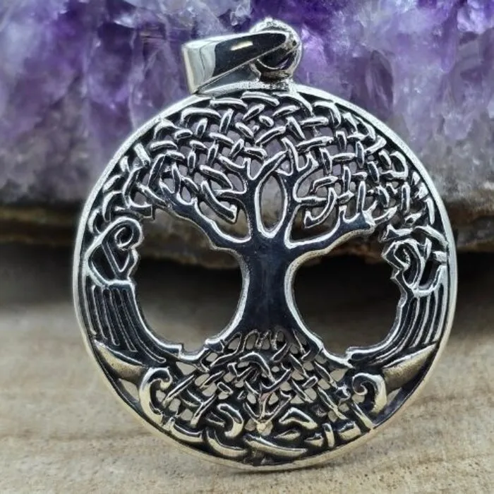 Tree of life hanger zilver