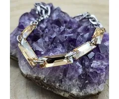 Swarovski kristal armband golden shadow