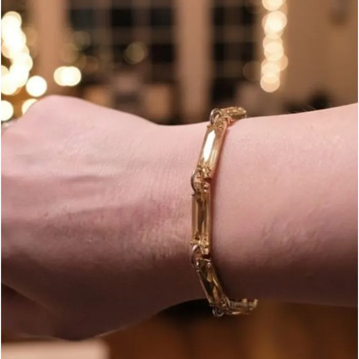 Swarovski kristal armband golden shadow