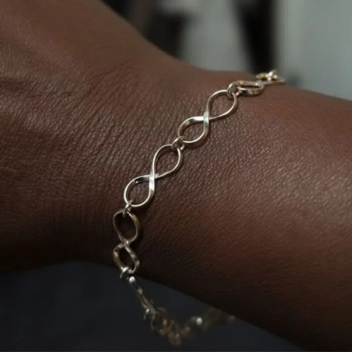 Armband  Infinity zilver