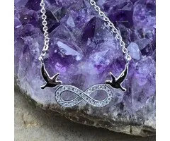 Infinity Halsketting 925 Sterling Zilver