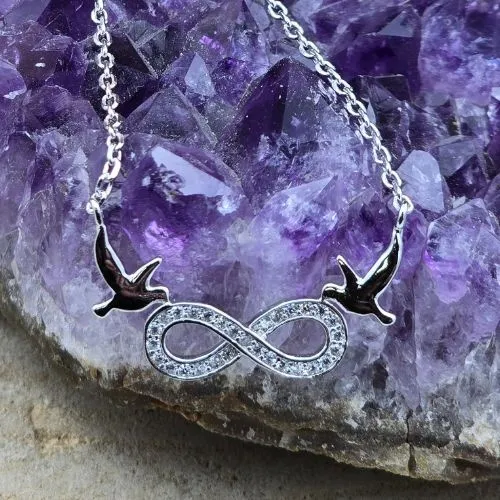 Infinity Halsketting 925 Sterling Zilver