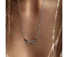 Infinity Halsketting 925 Sterling Zilver