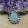 Hanger zilver met chalcedoon en Amethyst