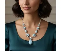 Luxe collier Larimar