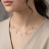 Halsketting Freedom zilver met 5 symbolen